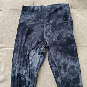 Tie dye Lululemon leggings